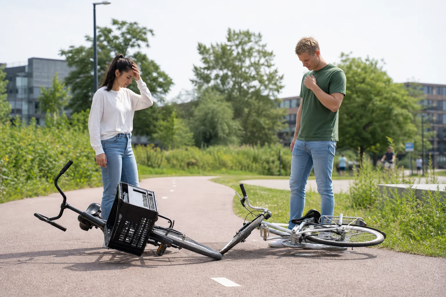 aanrijding tussen twee fietsers aanrijding tussen twee fietsers – smartengeld en letselschade informatie