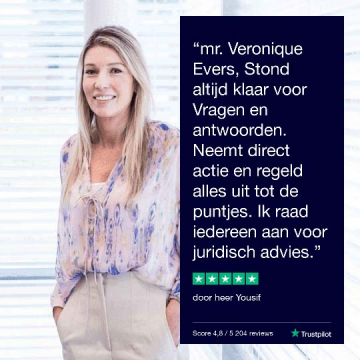 Review LetselSchade.nl klantbeoordeling Letselschadespecialist Veronique Evers